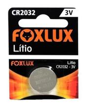 Bateria de Lítio 3V CR2032 Foxlux Cartela Com 1 Unidade Bateria de Lítio 3V CR2032 Foxlux Cartela Com 1 Unidade