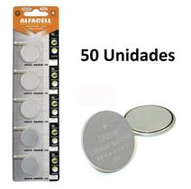 Bateria de Lítio CR2016 3V Alfacell Caixa 50 Unidades