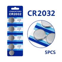 Bateria de Lítio CR2032 3V Cartela c/ 5 Peças Longa Duração e Alto Desempenho Bateria de Lítio CR2032 3V Cartela c/ 5 Peças Longa Duração e Alto Desempenho