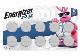 Bateria de Lítio Energizer 2032 3V - Pacote com 10 Unidades