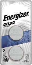 Bateria de Lítio Energizer 2032 3V Pacote com 2 Unidades