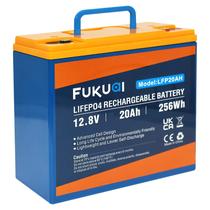 Bateria de lítio LiFePO4 Fukuai 12V 20Ah 2000+ ciclos