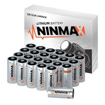 Bateria de lítio NINMAX CR123A 3V 1700mAh de alta potência, pacote com 24 Bateria de lítio NINMAX CR123A 3V 1700mAh de alta potência, pacote com 24