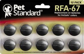 Bateria de Lítio PET STANDARD RFA-67D-11 6V (10 Unidades) Bateria de Lítio PET STANDARD RFA-67D-11 6V (10 Unidades)