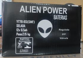 Bateria de moto Alien Power SELADA YT7B-BS Dr400 Daytona 675 Klx400r