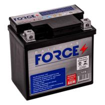 Bateria de Moto Force 5 amperes Selada Livre de Manutenção CG 150 Honda CG 125 CG 150 Bros 125 Bros 150 XTZ Envio Imediato Garantia de 9 meses