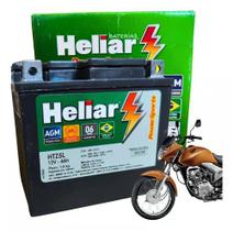 Bateria de Moto Heliar Htz5 125 150 Cg titan biz nxr bros fan xre300