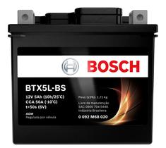 Bateria De Moto Honda Pop 110i/100 Cc 5ah 12v 2007 A 2021