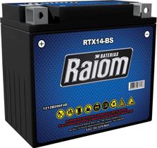 Bateria de Moto Raiom Ytx14-bs 12ah 12v Selada (Rtx14-bs)