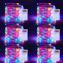 Bateria de Natal Fairy Lights echosari de 6 x 16,4 pés e 50 LEDs