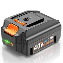 Bateria de reposição ARyee 40V 3.0Ah WA3580 para ferramentas Worx 40V