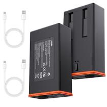 Bateria de reposição Lesaps, pacote com 2 unidades de 5000mAh para Moultrie Edge