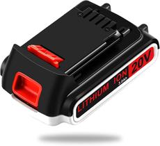 Bateria de reposição Munikind 3.0Ah LBXR20 de lítio 20V Black Decker