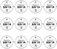 Bateria de Substituição Enerpe B3V 1A Alta Capacidade Pacote com 12