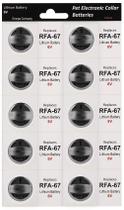 Bateria de substituição Enerpe RFA-67 RFA-67D-11 6V 230mAh x10 Bateria de substituição Enerpe RFA-67 RFA-67D-11 6V 230mAh x10