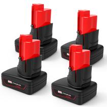 Bateria de Substituição WECACHWE 12V 6.0Ah para Ferramentas Milwaukee Bateria de Substituição WECACHWE 12V 6.0Ah para Ferramentas Milwaukee