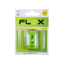 Bateria de Zinco 9V Flex Gold, Ideal para Câmera, Brinquedos, Rádio