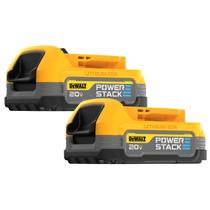 Bateria DeWalt 20V Max* Powerstack Compact - Pacote com 2 Unidades (DCBP034-2)