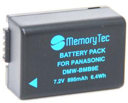 Bateria DMW-BMB9 895mAh para câmera digital e filmadora Panasonic DMC-FZ40, DMC-FZ45, DMC-FZ47, DMC-FZ48, DMC-FZ100, DMC-FZ150