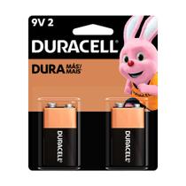 Bateria Duracell 9V Alcalina 2 Unidades