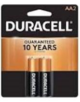 Bateria Duracell AA alcalina de 1,5 V (pacote com 2) MN1500 (LR6) Bateria Duracell AA alcalina de 1,5 V (pacote com 2) MN1500 (LR6)