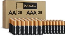 Bateria Duracell Coppertop AA + AAA, pacote com 56 unidades