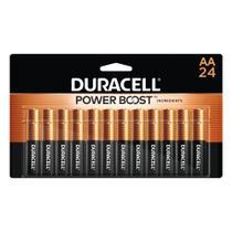 Bateria Duracell Coppertop AA, pacote com 24 unidades, alcalina