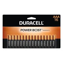 Bateria Duracell Coppertop AAA, pacote com 16 unidades, alcalina