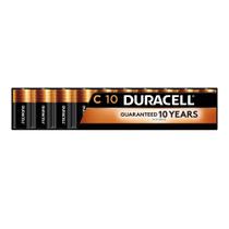 Bateria Duracell Coppertop C 1,5 V alcalina, pacote com 10