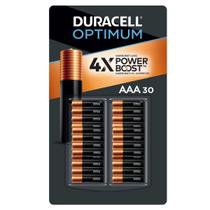 Bateria Duracell Optimum AAA 30 unidades 4X Power Boost