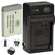 Bateria e carregador de bateria BM Premium NB-13L para Canon