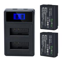 Bateria e carregador de bateria dupla para Canon EOS Rebel T7 T6 T5 T3 T100 Bateria e carregador de bateria dupla para Canon EOS Rebel T7 T6 T5 T3 T100