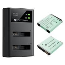 Bateria e carregador FirstPower NB-6LH para Canon Powershot