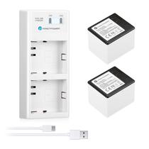 Bateria e carregador FirstPower VMA4400, pacote com 2 unidades para Arlo Pro 2