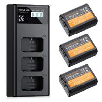 Bateria e carregador K&F Concept NP-FW50 para câmeras Sony