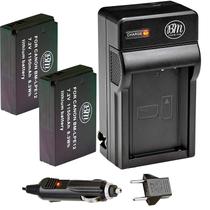 Bateria e carregador, pacote com 2 unidades BM Premium LP-E12 para Canon EOS-M