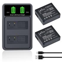 Bateria e carregador para Panasonic Lumix DMC-GX7 DC-GX9 DMC-GX85