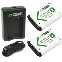 Bateria e carregador USB duplo Wasabi Power NP-BX1 para Sony Bateria e carregador USB duplo Wasabi Power NP-BX1 para Sony