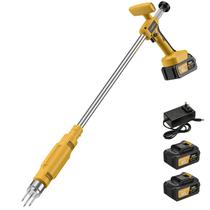 Bateria elétrica de extrator de ervas daninhas TREXEEN 21V 2x3000mAh de 3 garras