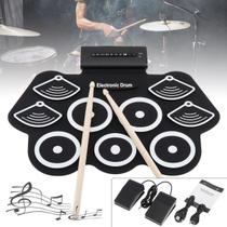 Bateria Eletrônica Bateria Eletrônica Spring 9 Pads Preto