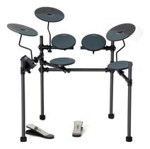 Bateria Eletrônica Dtech Pulse De 5 Corpos Com Pads Em Eva