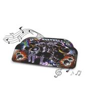 Bateria Eletrônica Luz e Som Eletro Bateria Brinquedo Fenix