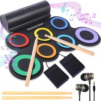Bateria Eletrônica Portátil Muiofang com 7 Pads Kit MIDI