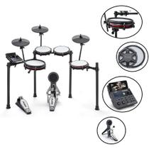 Bateria Eletrônica Profissional Alesis Nitro Max Bluetooth 8 peças