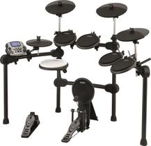 Bateria Eletrônica X-Pro C. Ibañez ED100 Pads Dual Zone, 3 Pratos com Choke e Permite Pedal Duplo