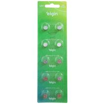 Bateria Elgin Alcalina Energy LR41 Cartela com 10 unidades Bateria Elgin Alcalina Energy LR41 Cartela com 10 unidades