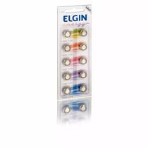 Bateria Elgin Lr44 1.5v Com 10 Unidades Ag13 Lr1154