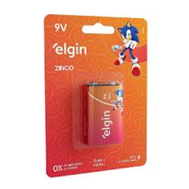 Bateria Elgin Zinco Energy 9V C/ 1 Unidade