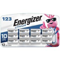 Bateria Energizer 123 Lithium 3V CR123A Foto (12 unidades)