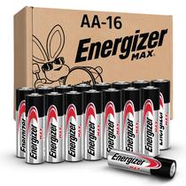 Bateria Energizer MAX AA alcalina de 1,5 V (pacote com 16)